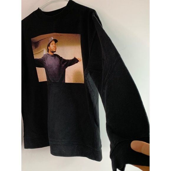 Mens Ice Cube Rap Sweatshirt Graphic Crew Independent Trading Co Medium 6209 EUC - Picture 3 of 6